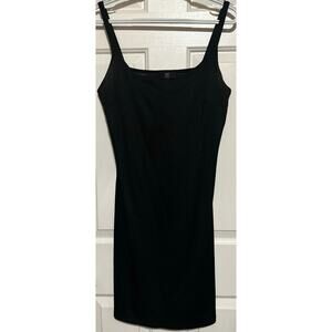 JBS Petite Women's Black Sleeveless Sheer Midi‎ Dress Size 14P